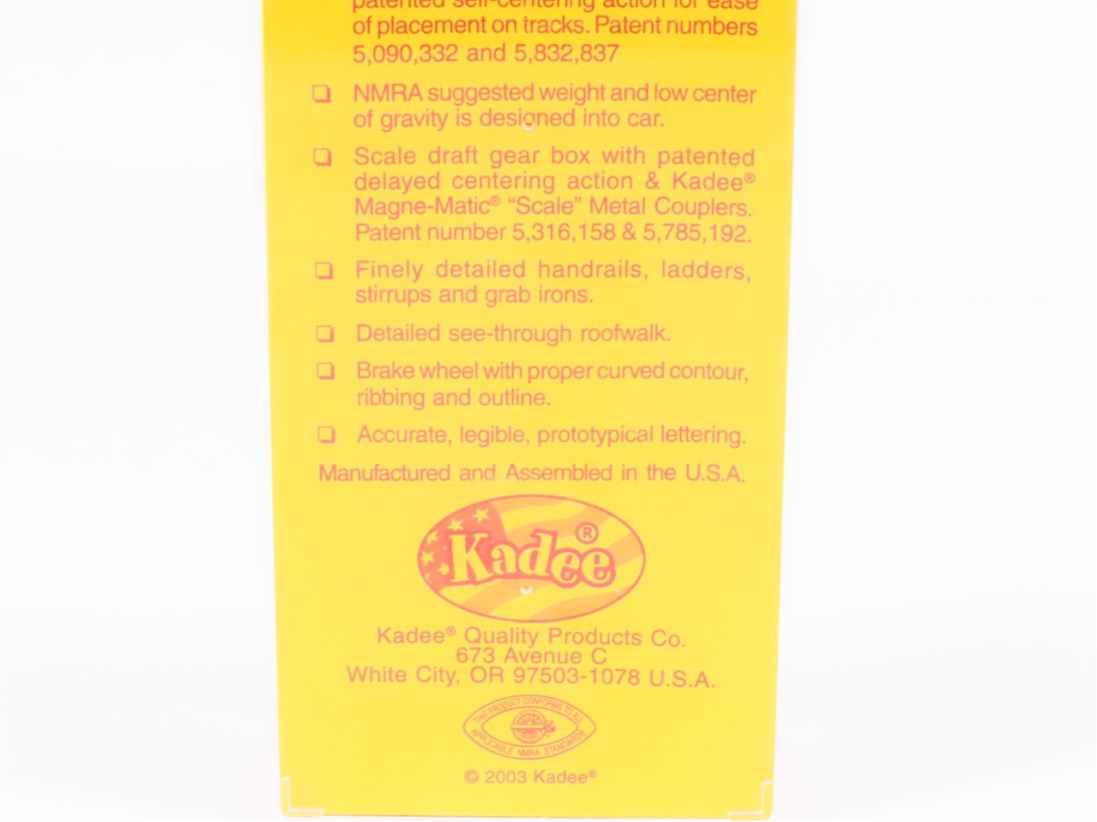 HO Kadee 5248 D&H Delaware & Hudson 40' Single Door Box Car #20010 - Sealed