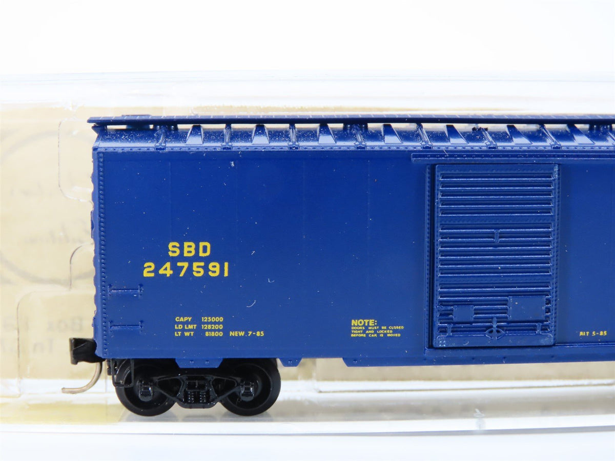 N Scale Aksarben 5004 Custom SBD/CSX Railway 40&#39; Boxcar #247591