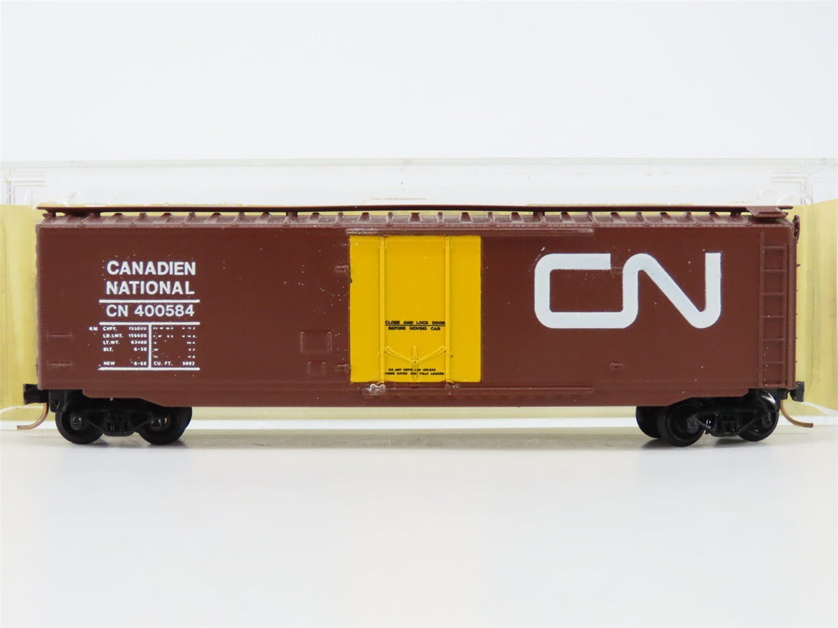 N Scale Aksarben 5006 Custom CN Canadian National 50&#39; Boxcar #400584