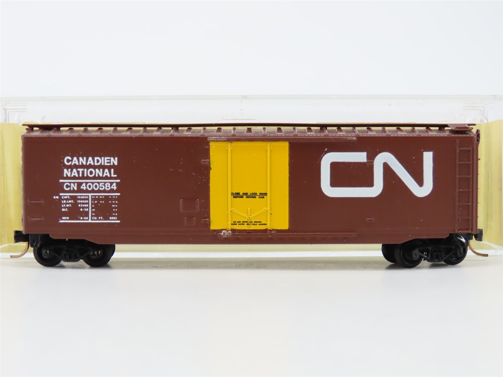 N Scale Aksarben 5006 Custom CN Canadian National 50' Boxcar #400584