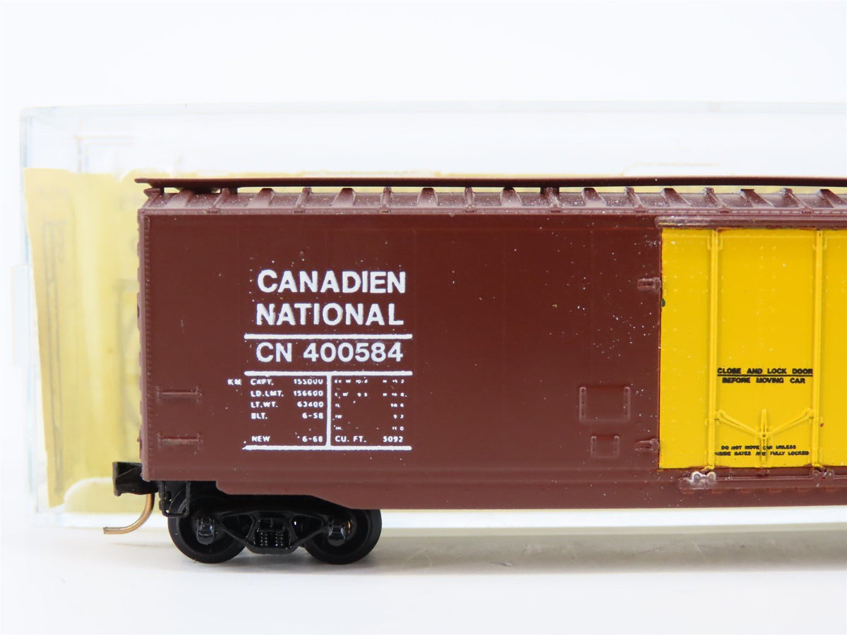 N Scale Aksarben 5006 Custom CN Canadian National 50&#39; Boxcar #400584