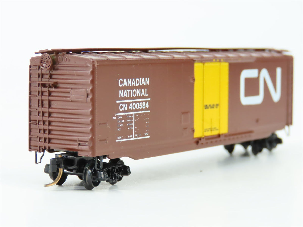 N Scale Aksarben 5006 Custom CN Canadian National 50&#39; Boxcar #400584