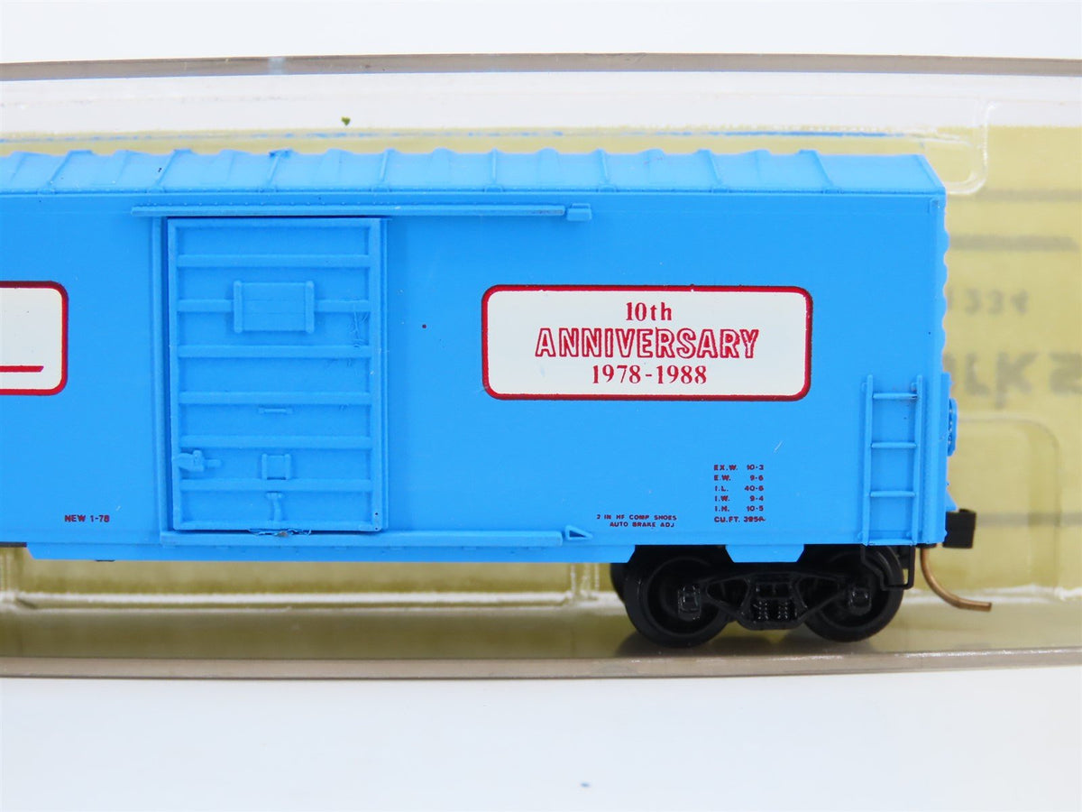 N Scale Brooklyn Locomotive Works 10th Anniversary 40&#39; Highcube Boxcar #1988