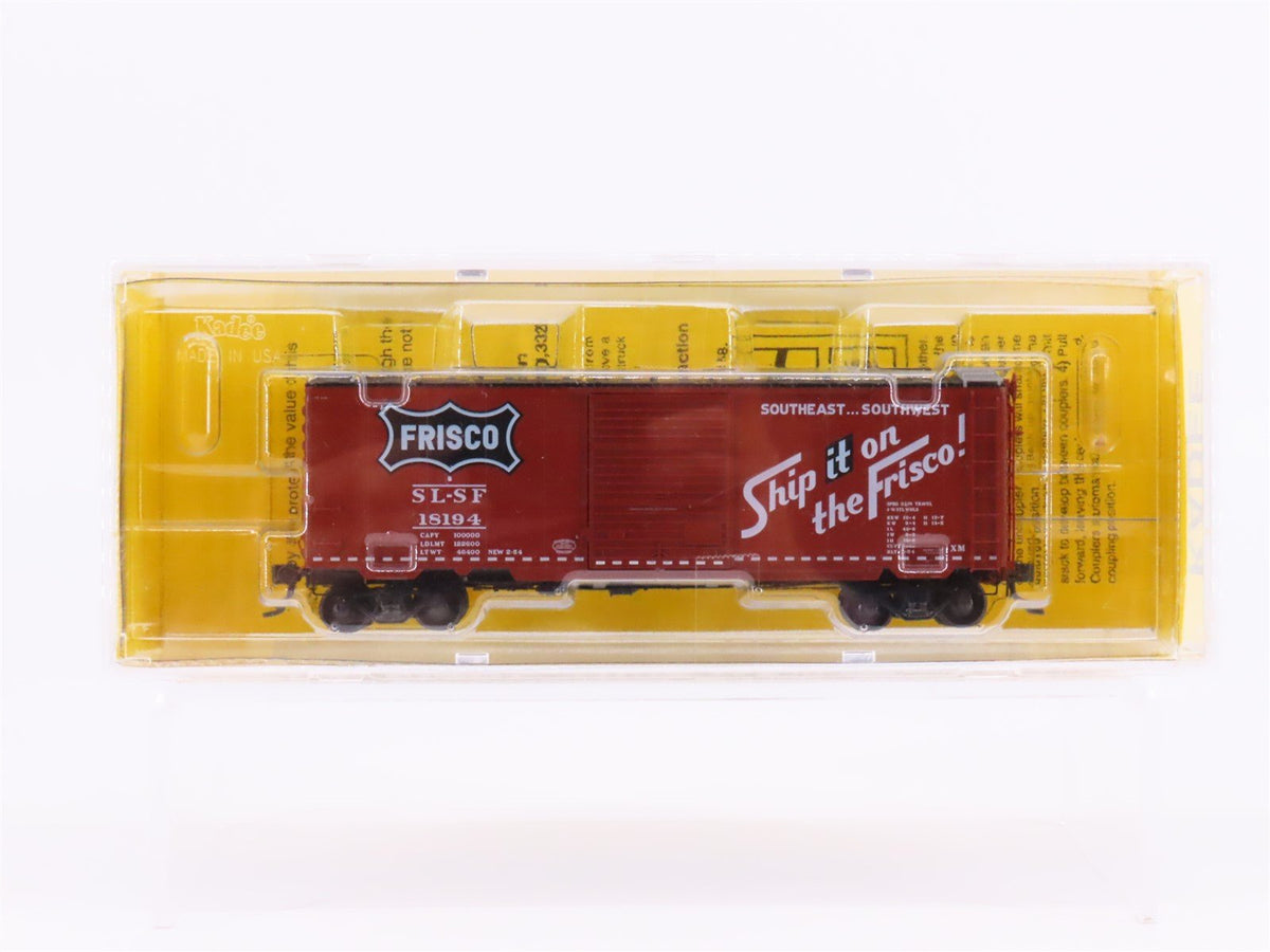 HO Scale Kadee 5235 SL-SF Frisco 40&#39; Single Door Box Car #18194 - Sealed