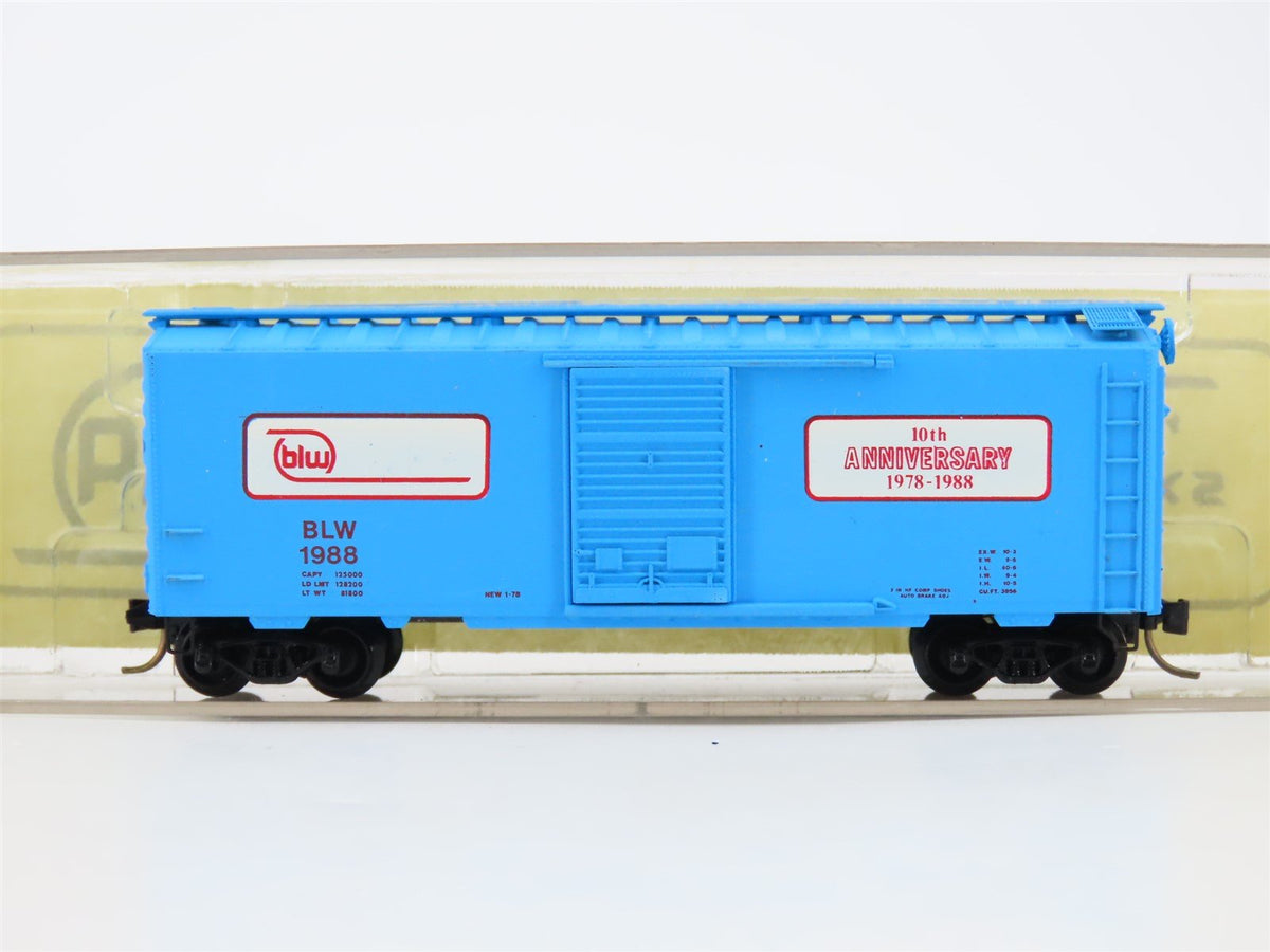 N Scale Brooklyn Locomotive Works 10th Anniversary 40&#39; Highcube Boxcar #1988