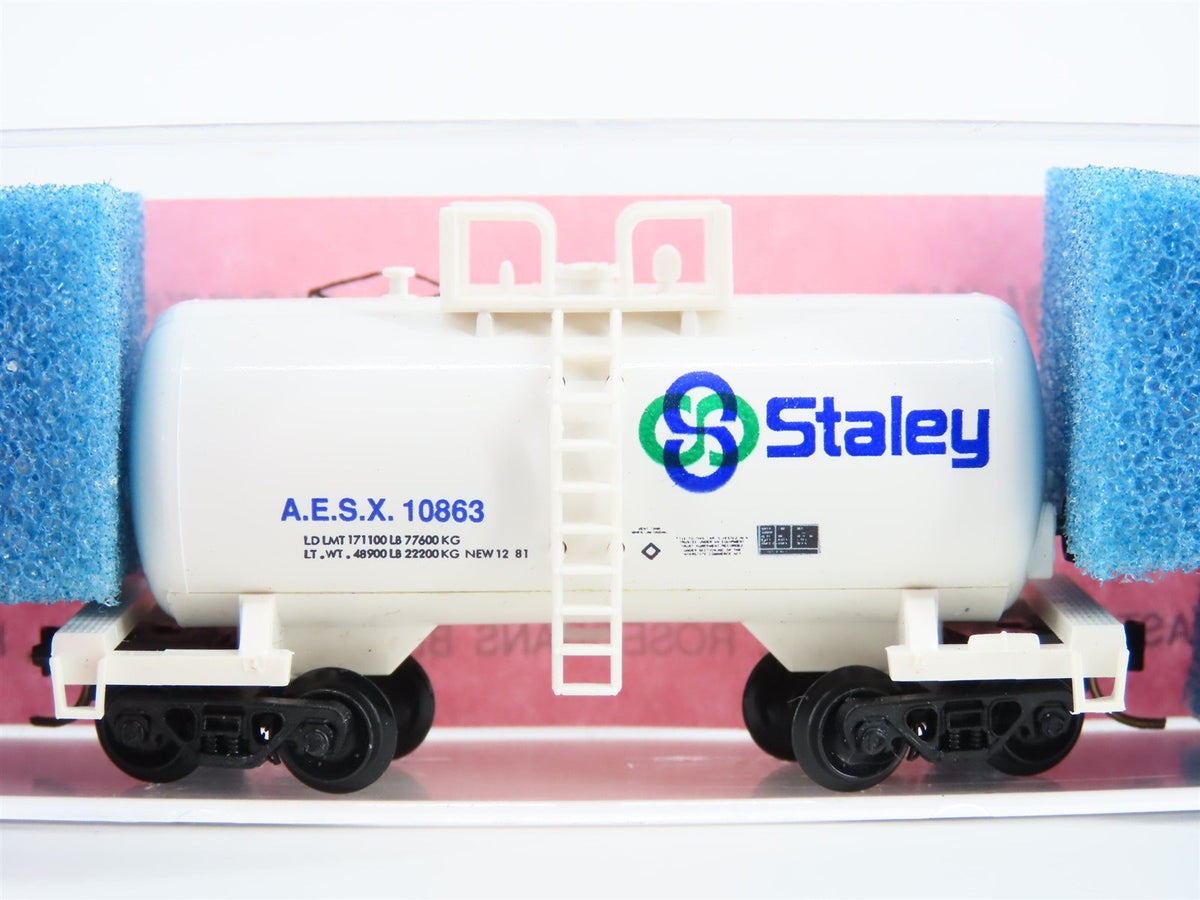 N Scale Roundhouse 8464 AESX Staley 30&#39; Modern Tankcar #10863