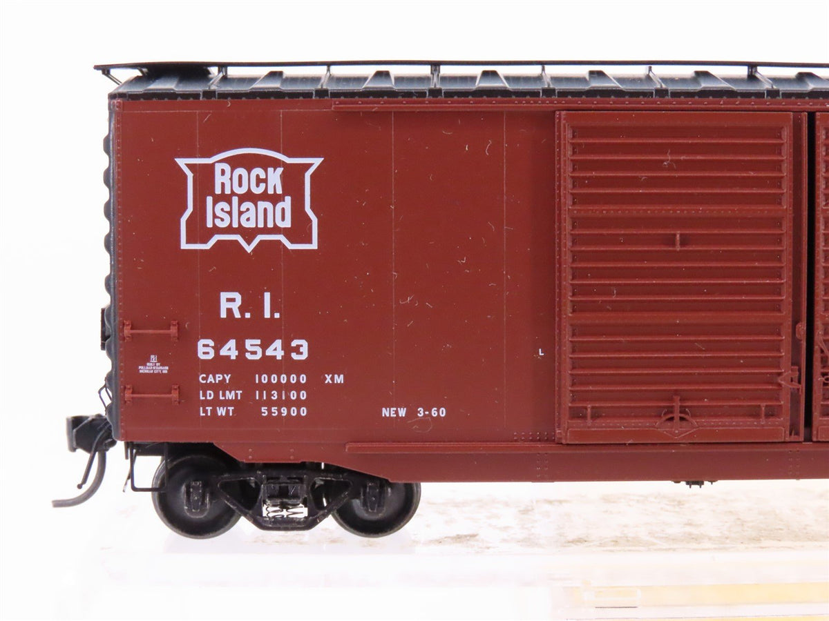 HO Scale Kadee 6710 RI Rock Island Railroad 50&#39; Double Door Box Car #64543