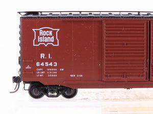 HO Scale Kadee 6710 RI Rock Island Railroad 50' Double Door Box Car #64543