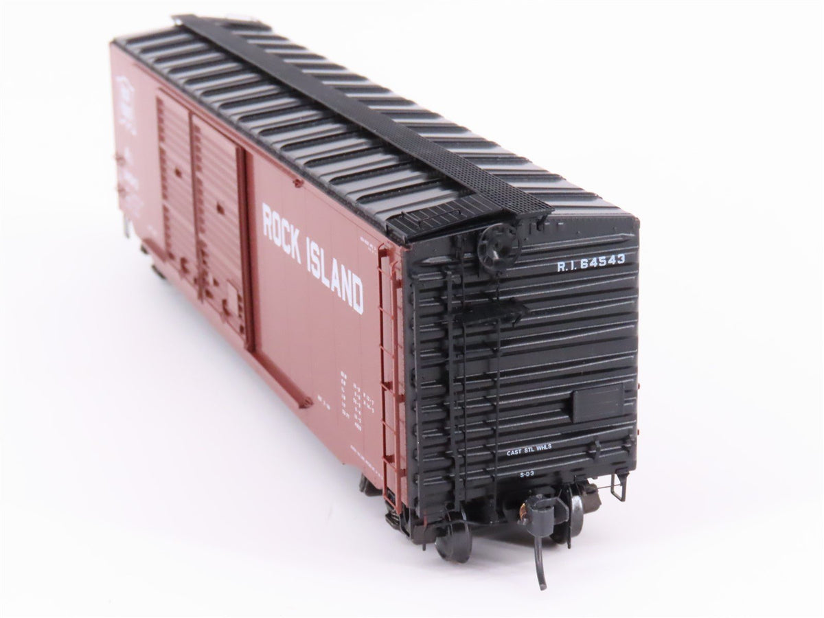 HO Scale Kadee 6710 RI Rock Island Railroad 50&#39; Double Door Box Car #64543