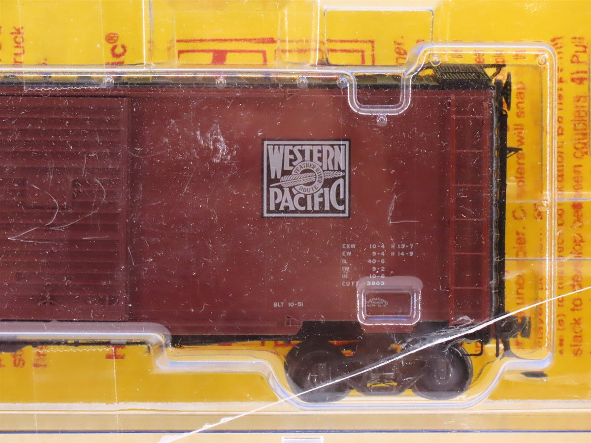 HO Kadee 4808 WP Western Pacific Feather 40&#39; Single Door Box Car #20832 - Sealed