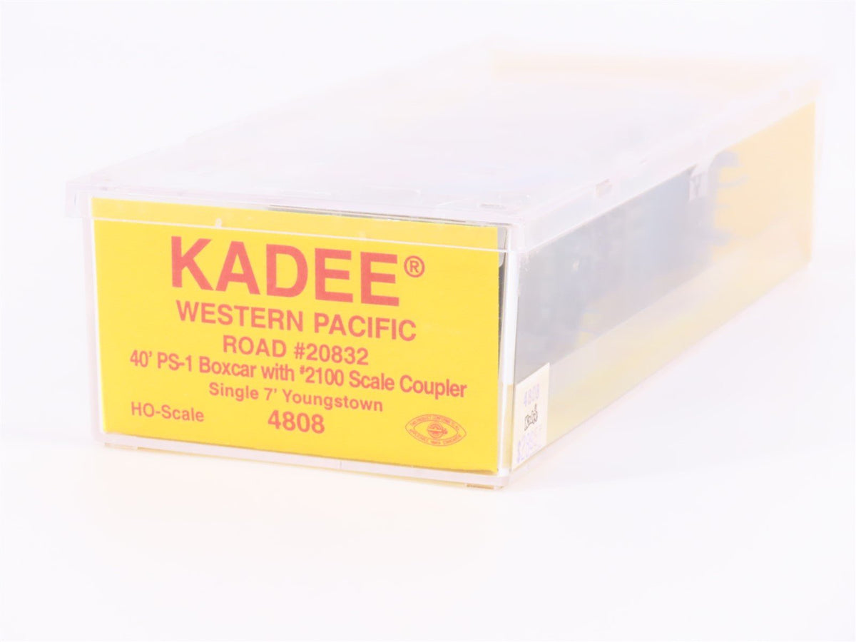 HO Kadee 4808 WP Western Pacific Feather 40&#39; Single Door Box Car #20832 - Sealed