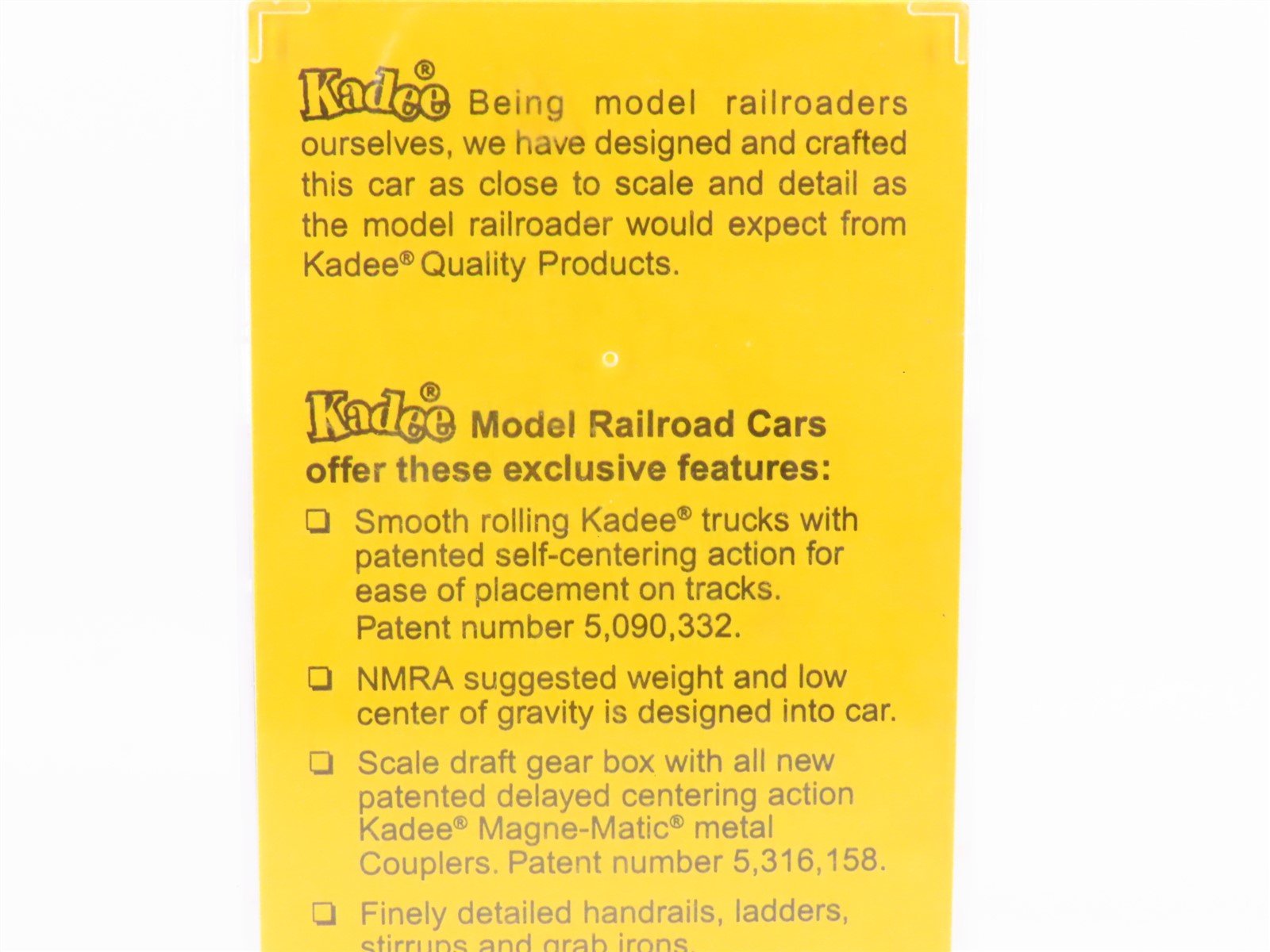 HO Scale Kadee 4002 AC&Y Akron Canton & Youngstown 40' Single Door Box Car #750