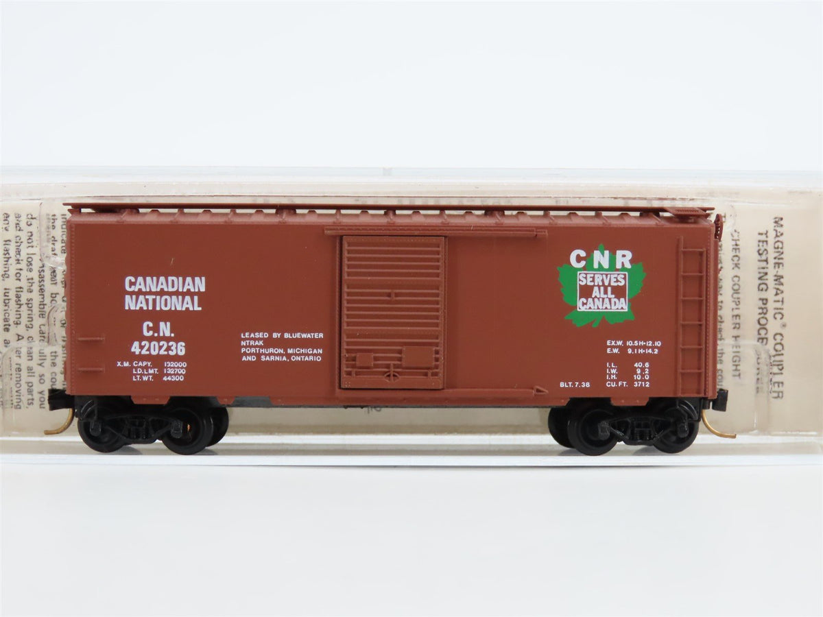 N Scale Kadee/Micro-Trains CN Canadian National 40&#39; Boxcar #420236