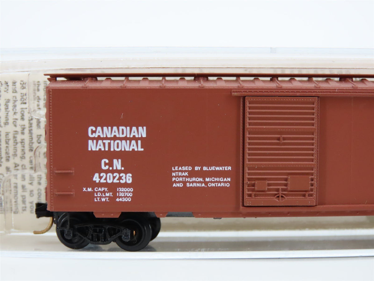 N Scale Kadee/Micro-Trains CN Canadian National 40&#39; Boxcar #420236