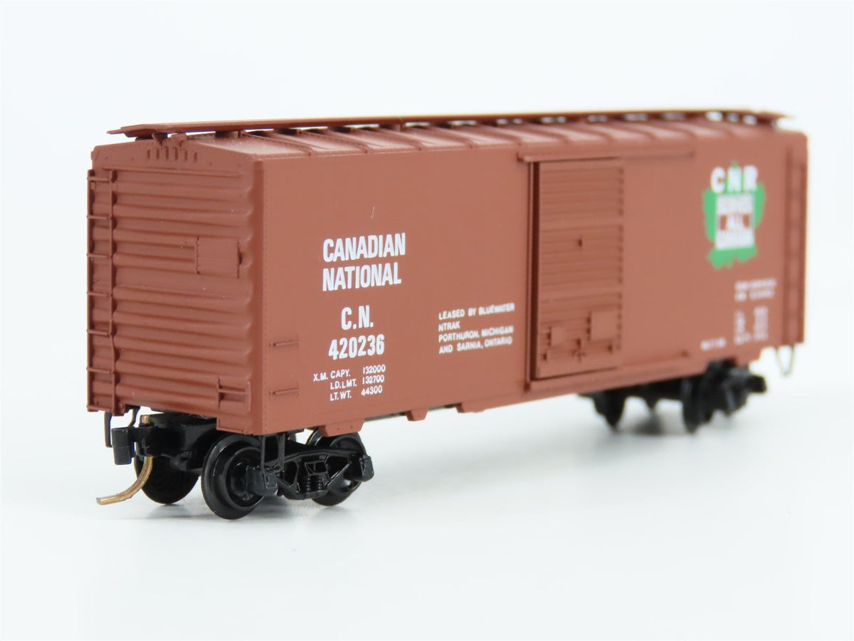 N Scale Kadee/Micro-Trains CN Canadian National 40&#39; Boxcar #420236