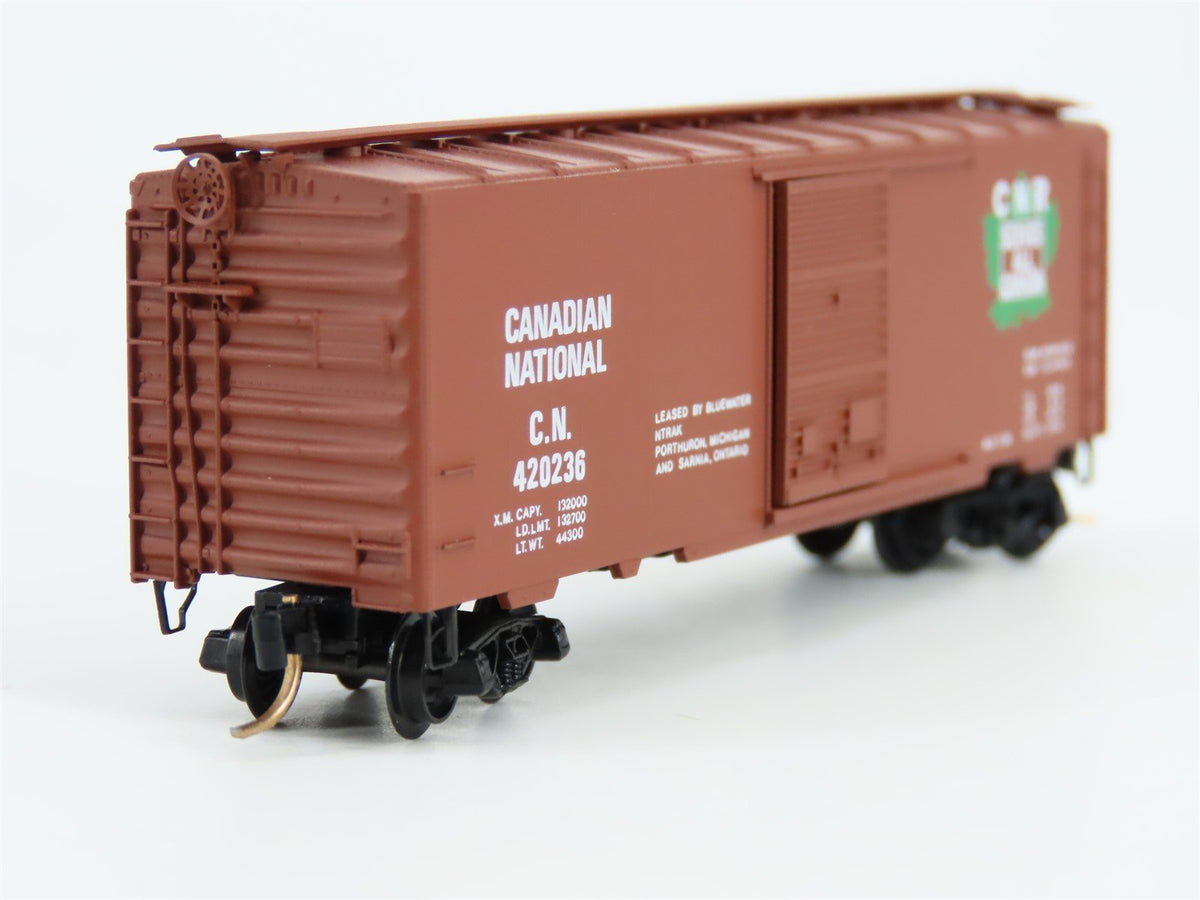 N Scale Kadee/Micro-Trains CN Canadian National 40&#39; Boxcar #420236