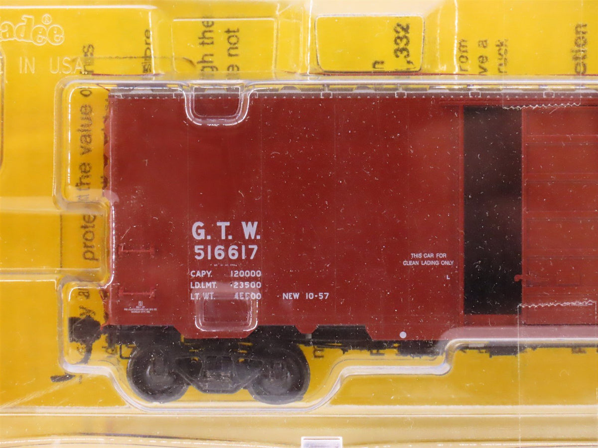 HO Kadee 5236 GTW Grand Trunk Western 40&#39; Single Door Box Car #516617 - Sealed