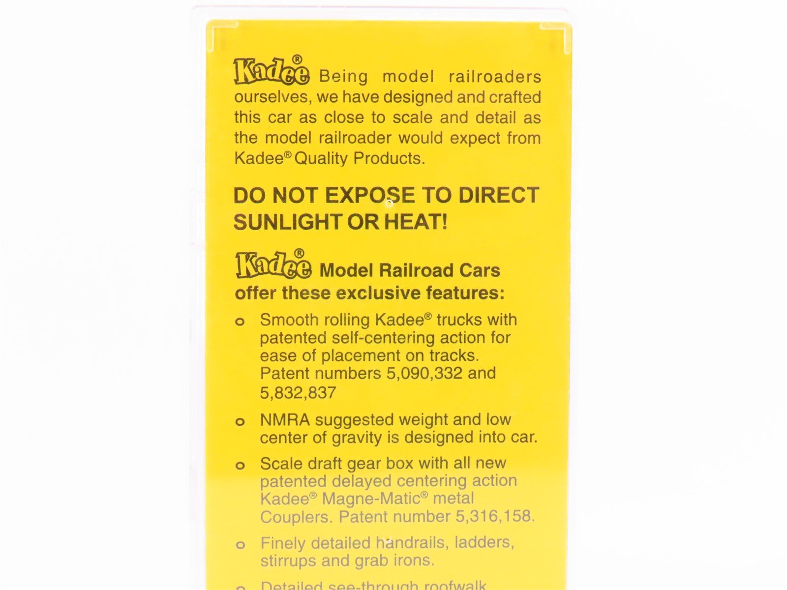 HO Kadee 5236 GTW Grand Trunk Western 40' Single Door Box Car #516617 - Sealed