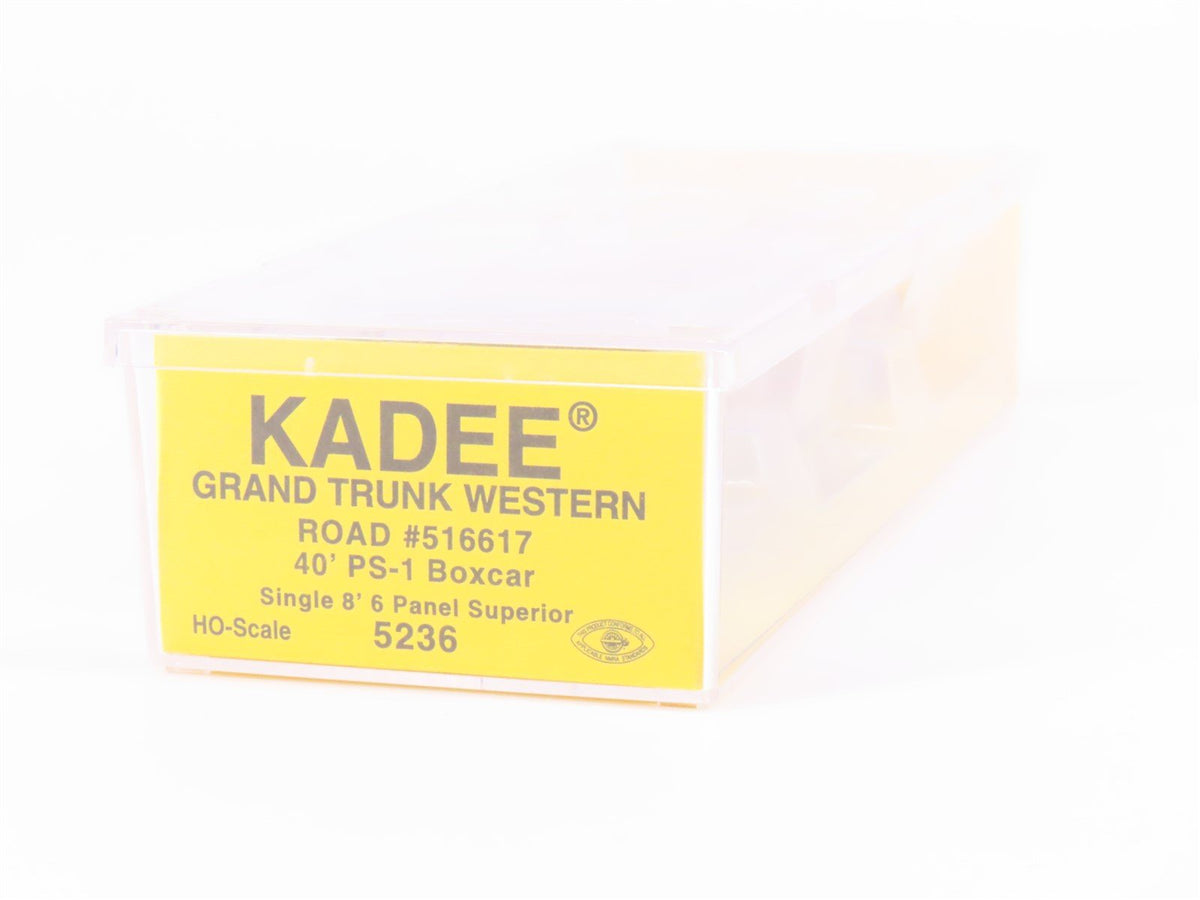 HO Kadee 5236 GTW Grand Trunk Western 40&#39; Single Door Box Car #516617 - Sealed