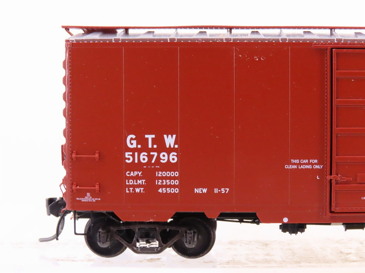 HO Scale Kadee 5231 GTW Grand Trunk Western 40&#39; Single Door Box Car #516796