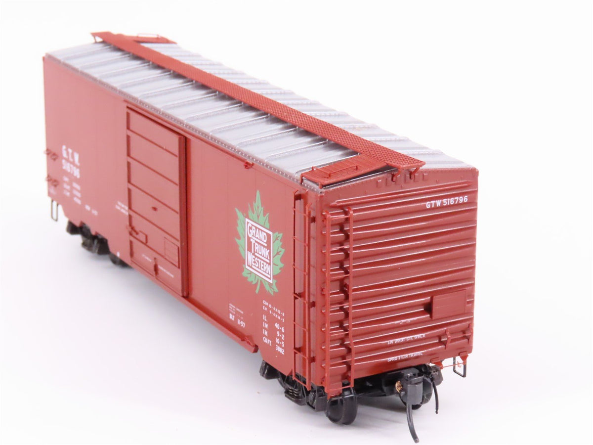 HO Scale Kadee 5231 GTW Grand Trunk Western 40&#39; Single Door Box Car #516796