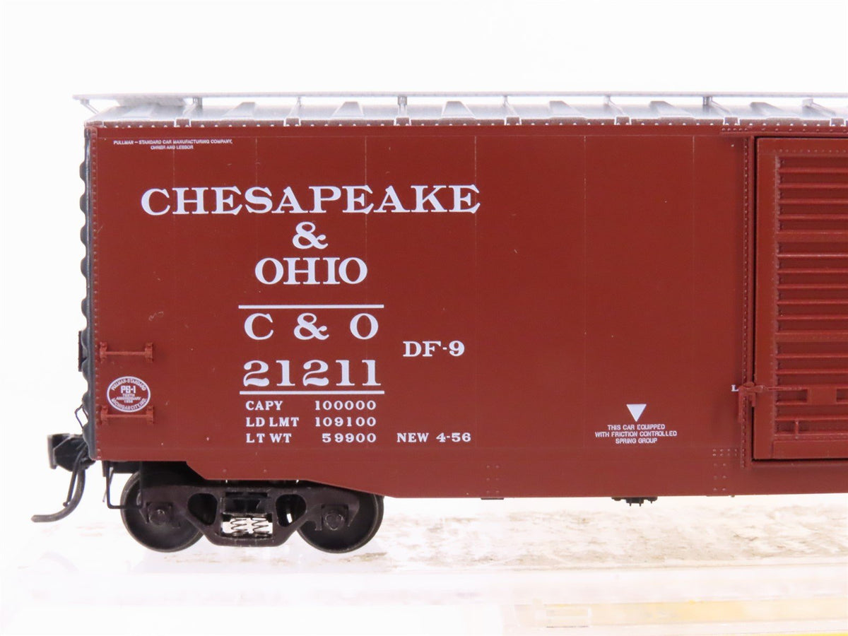 HO Scale Kadee 6008 C&amp;O Chesapeake &amp; Ohio 50&#39; Single Door Box Car #21211