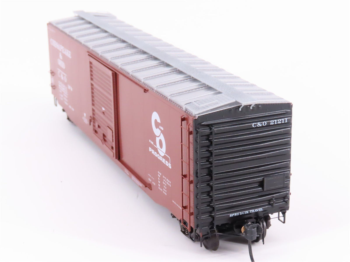 HO Scale Kadee 6008 C&amp;O Chesapeake &amp; Ohio 50&#39; Single Door Box Car #21211