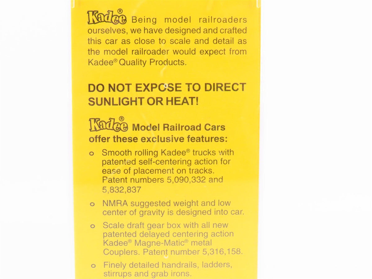 HO Scale Kadee 6008 C&amp;O Chesapeake &amp; Ohio 50&#39; Single Door Box Car #21211