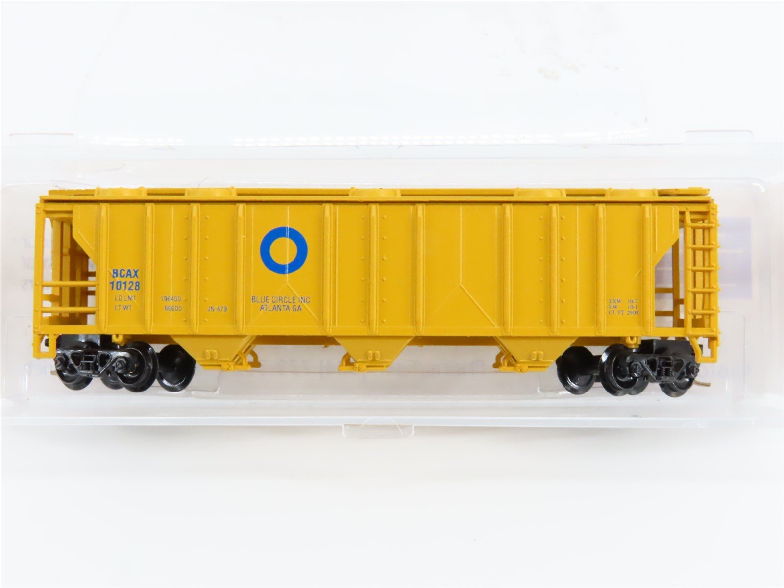 N Scale Atlas/Specials Edition 507 Custom BCAX Blue Circle 3-Bay Hopper #10128