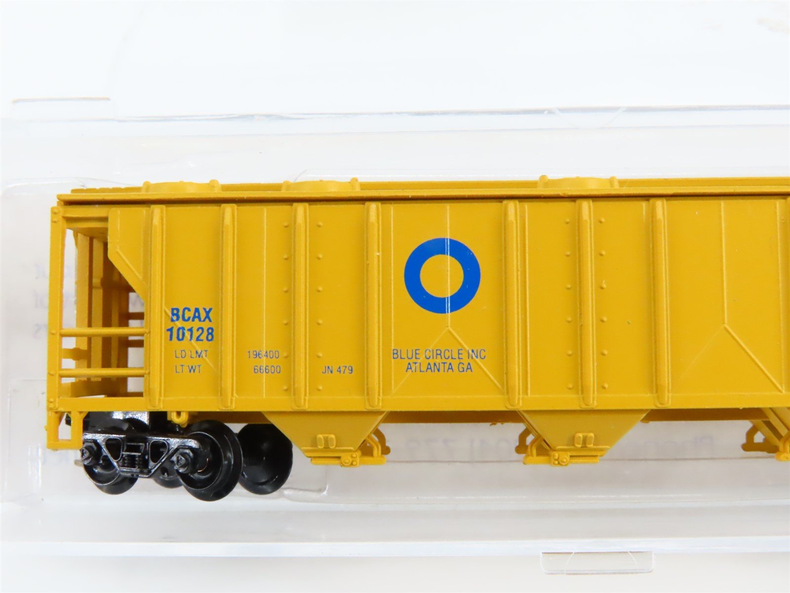 N Scale Atlas/Specials Edition 507 Custom BCAX Blue Circle 3-Bay Hopper #10128