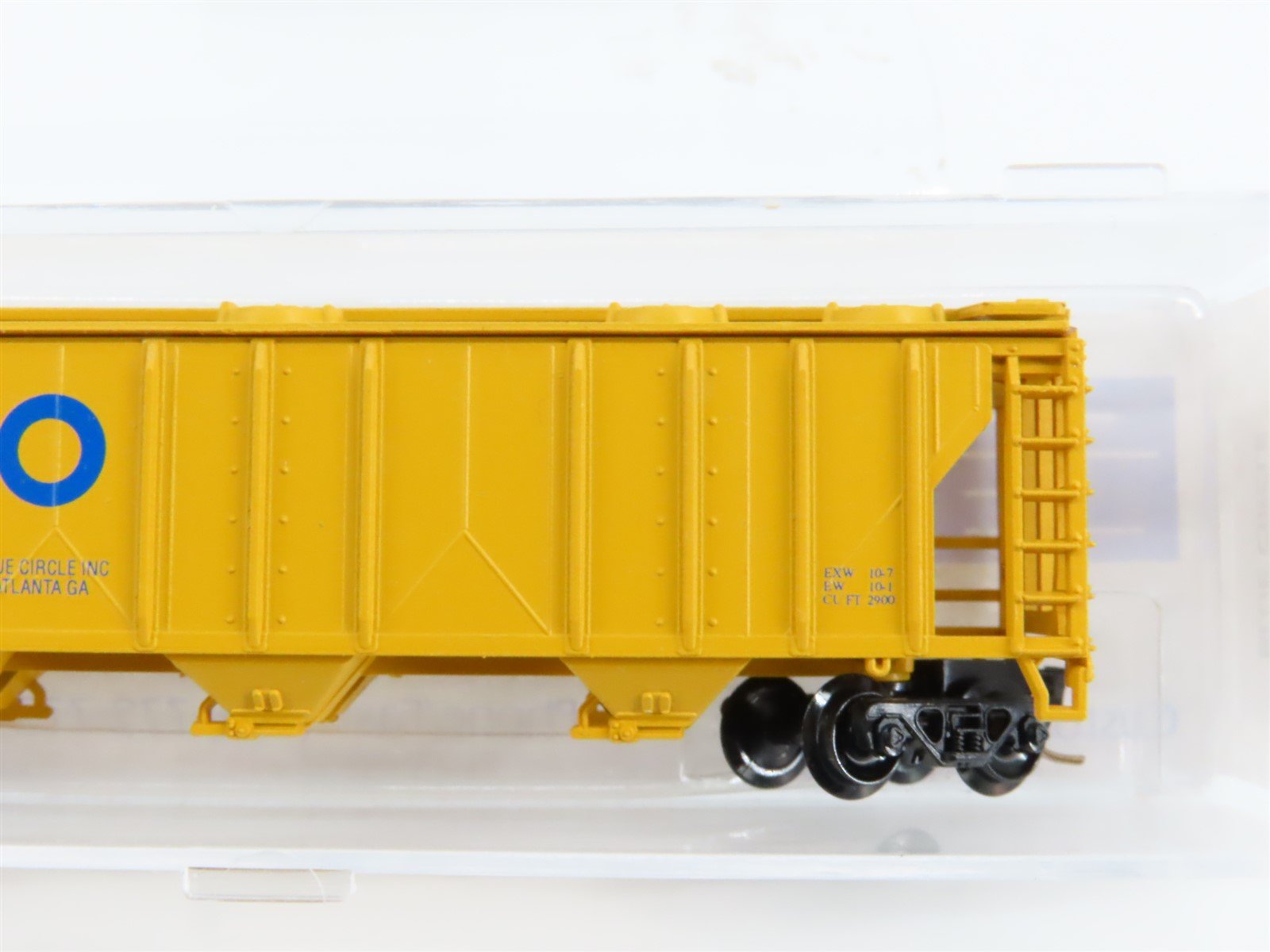 N Scale Atlas/Specials Edition 507 Custom BCAX Blue Circle 3-Bay Hopper #10128