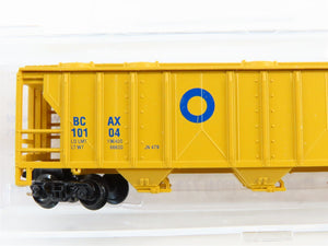 N Scale Atlas/Specials Edition 505 Custom BCAX Blue Circle 3-Bay Hopper #10104