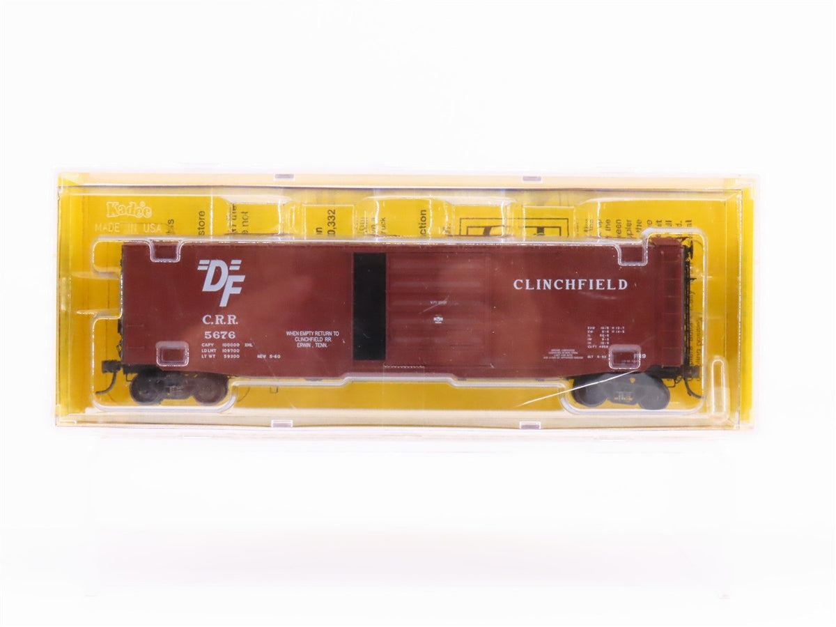 HO Scale Kadee 6101 CRR Clinchfield 50&#39; Single Door Box Car #5676 - Sealed