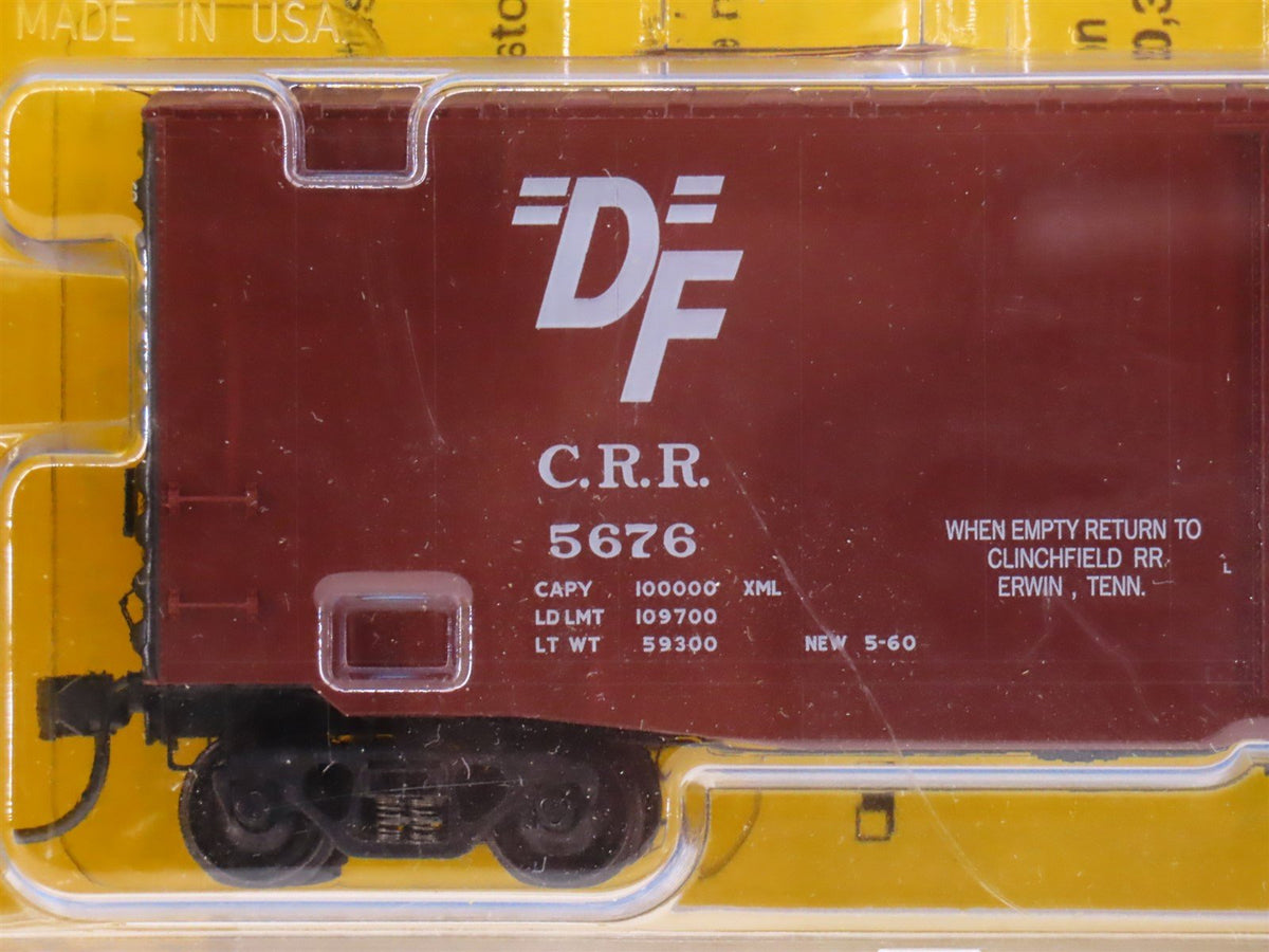 HO Scale Kadee 6101 CRR Clinchfield 50&#39; Single Door Box Car #5676 - Sealed