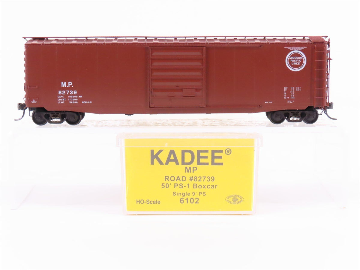 HO Scale Kadee 6102 MP Missouri Pacific Railroad 50&#39; Single Door Box Car #82739