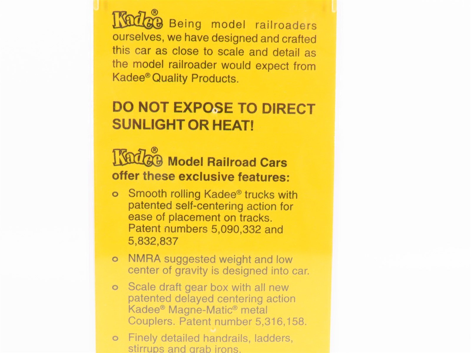 HO Scale Kadee 6102 MP Missouri Pacific Railroad 50' Single Door Box Car #82739