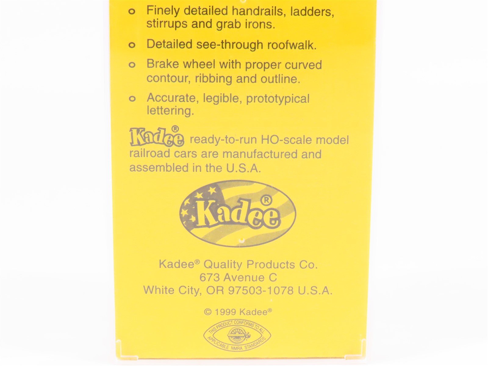 HO Scale Kadee 6102 MP Missouri Pacific Railroad 50' Single Door Box Car #82739