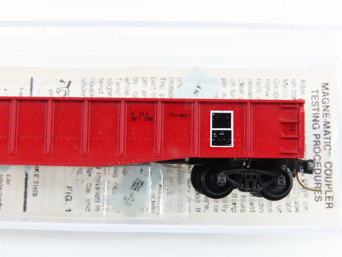 N Scale Micro-Trains ATSF Santa Fe Gondola Car #166711 CUSTOM