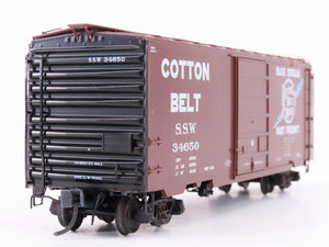 HO Kadee 5210 SSW Cotton Belt Route Blue Streak 40' Single Door Box Car #34650