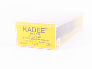 HO Scale Kadee 4024 New York Susquehanna & Western 40' Box Car #418 - Sealed