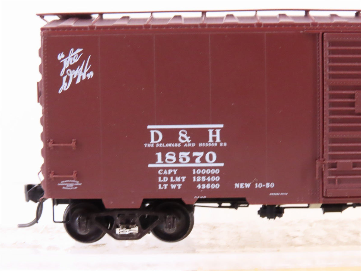 HO Scale Kadee 4010 D&amp;H Delaware &amp; Hudson 40&#39; Single Door Box Car #18570