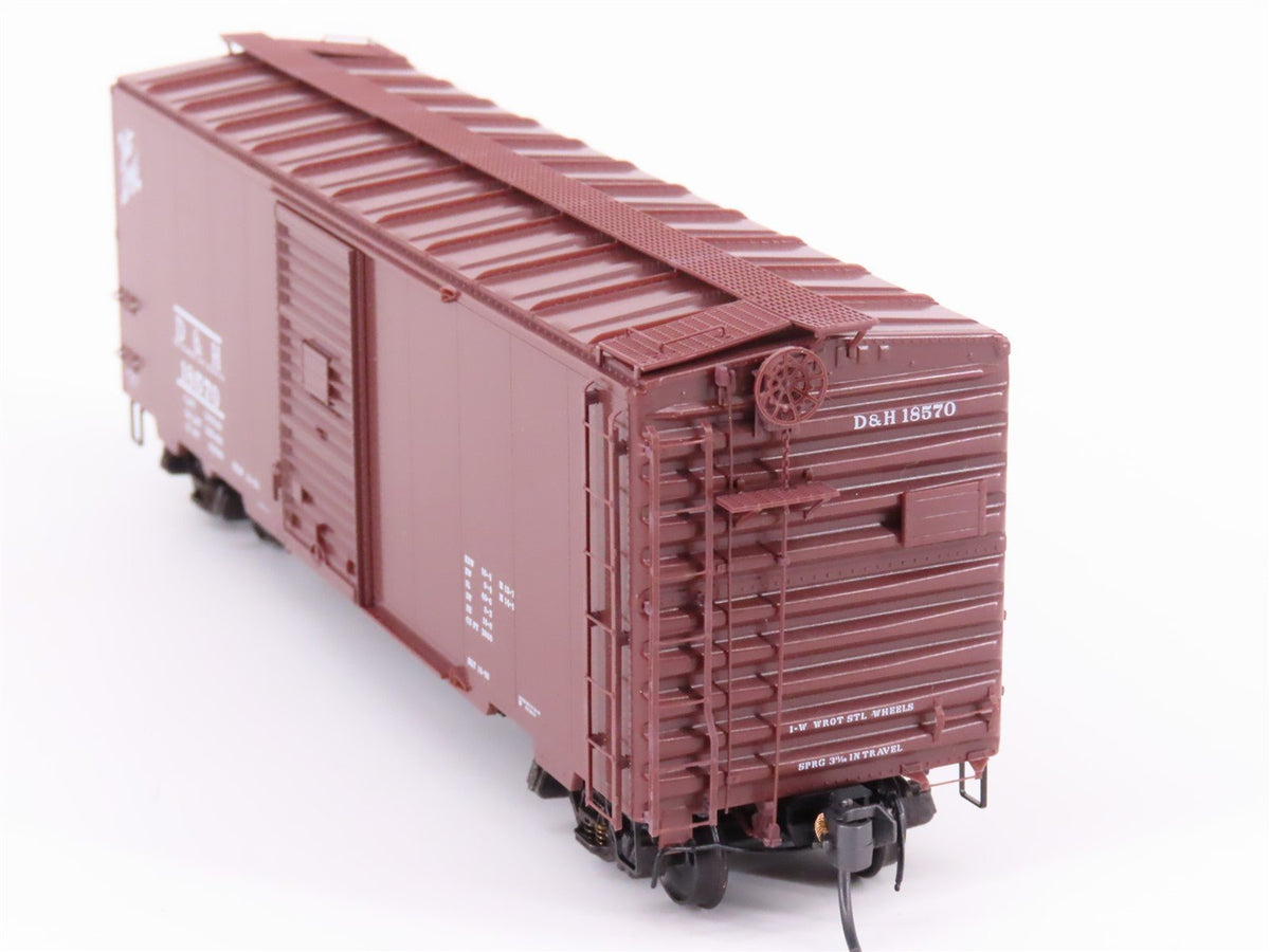 HO Scale Kadee 4010 D&amp;H Delaware &amp; Hudson 40&#39; Single Door Box Car #18570