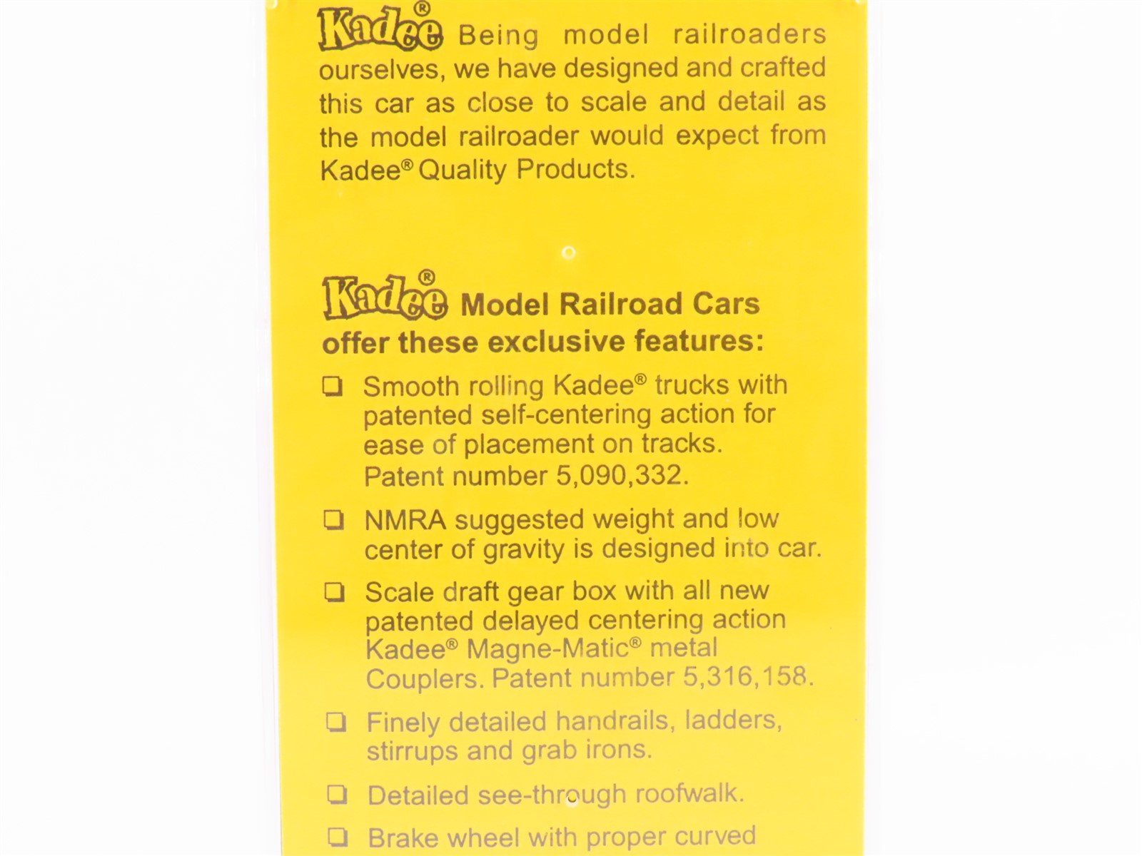 HO Scale Kadee 4010 D&H Delaware & Hudson 40' Single Door Box Car #18570