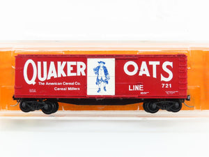 N Scale Aksarben 9006-5 Custom Quaker Oats Woodside Reefer Car #721