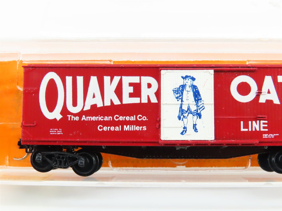 N Scale Aksarben 9006-5 Custom Quaker Oats Woodside Reefer Car #721