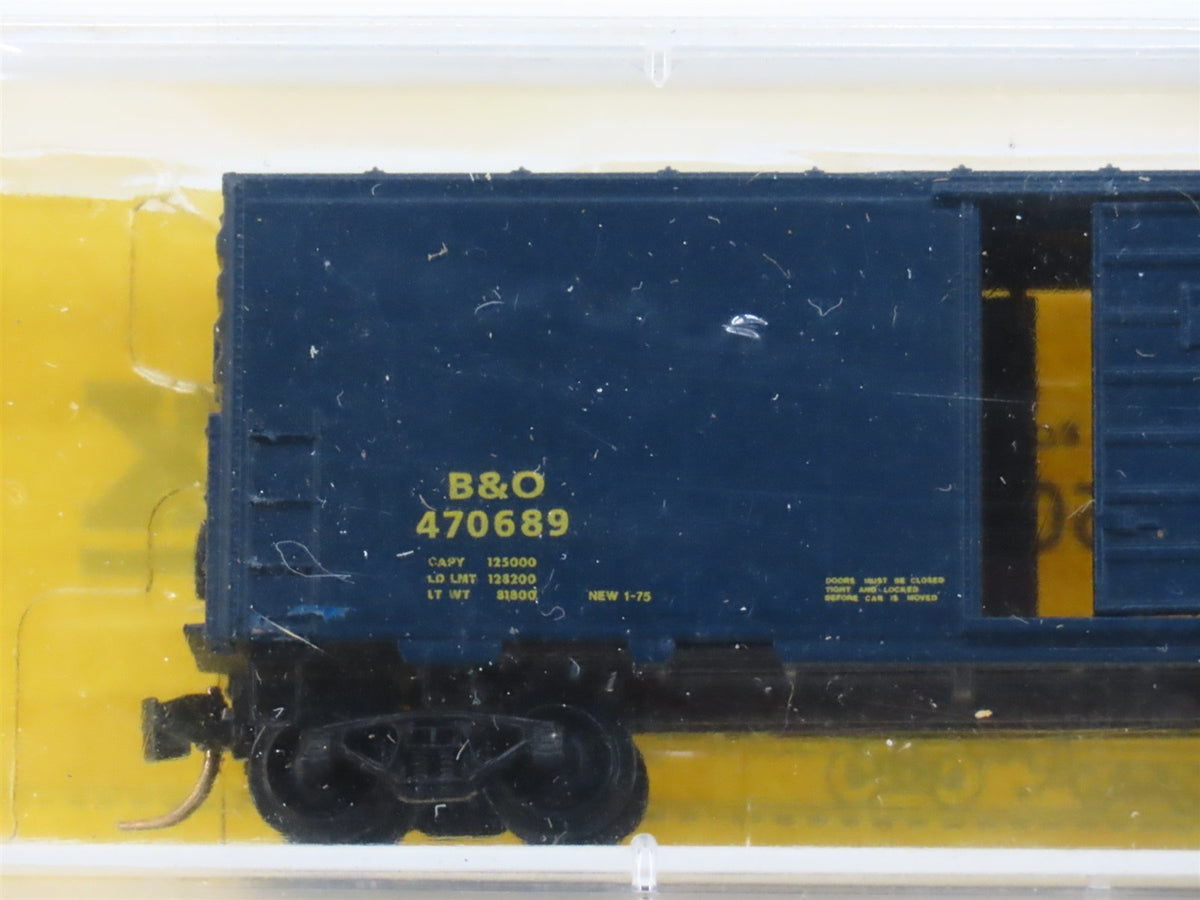 N Scale Aksarben 9215 A/B B&amp;O/C&amp;O/CSX Railway 40&#39; Boxcar 2-Pack SEALED