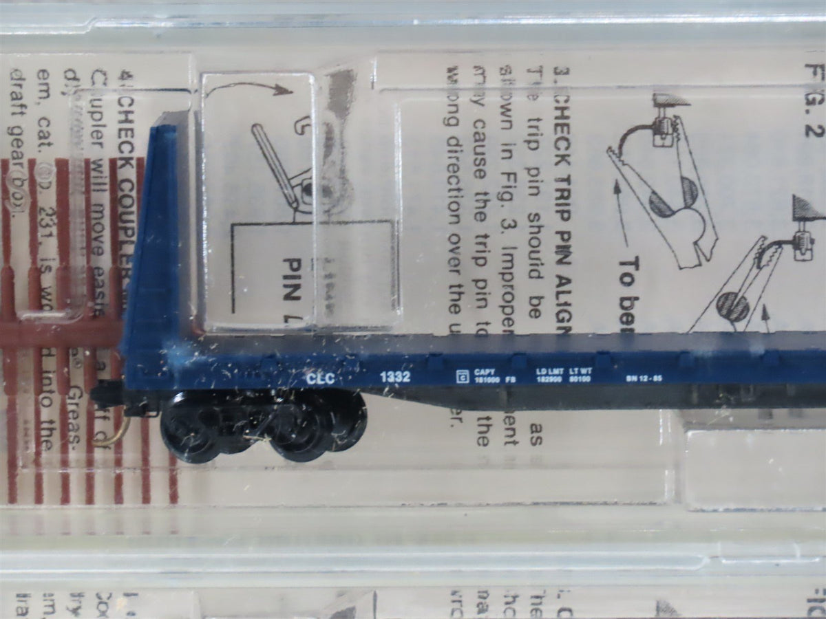 N Scale Micro-Trains MTL 54062 CLC Railway 61&#39; Bulkhead Flatcar 6-Pack SEALED