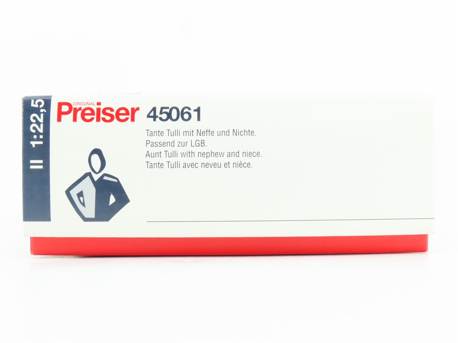 G 1/22.5 Scale Preiser 45061 Aunt Tulli w/ Nephew & Niece Figures 3-Pack