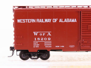 HO Kadee 4304 WofA Western Railway of Alabama 40' Single Door Box Car #18209