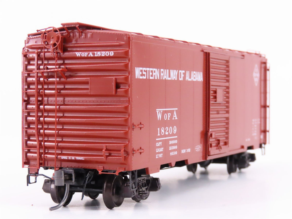 HO Kadee 4304 WofA Western Railway of Alabama 40&#39; Single Door Box Car #18209